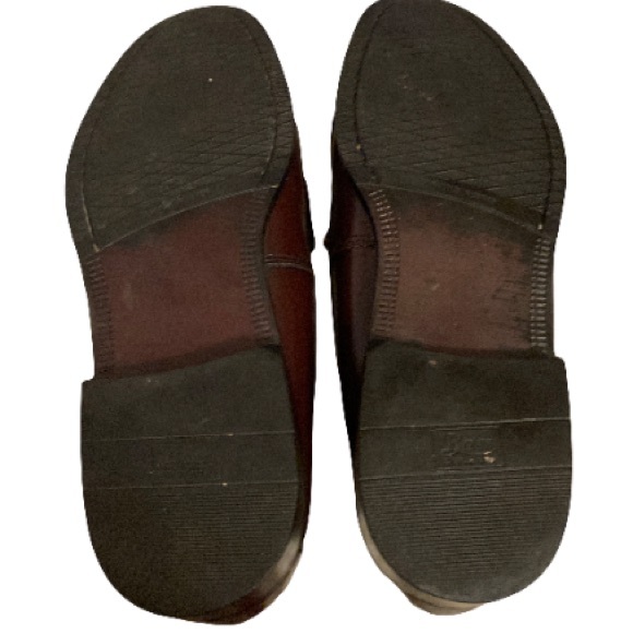 G.H. Bass & Co. Leather Tassel Slip On Loafers Men's Size 9 Burgandy - Picture 5 of 8